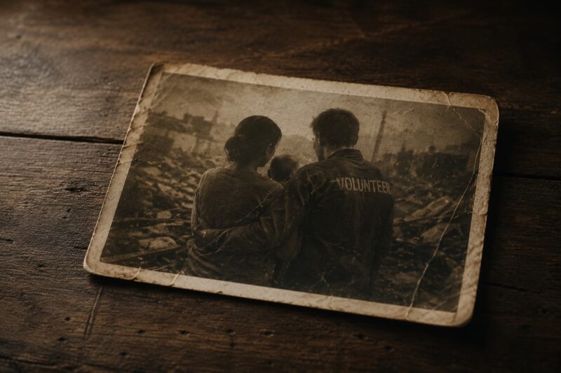 Vintage photograph on a wooden table representing memory, identity, deception and hidden truths in The Picture psychological thriller by Roger Bray. Vintage photograph on a wooden table representing memory, identity, deception and hidden truths in The Picture psychological thriller by Roger Bray.