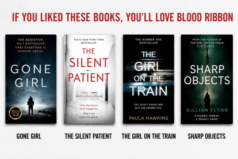 books like Gone Girl books like The Silent Patient books like Girl on the Train books like Sharp Objects