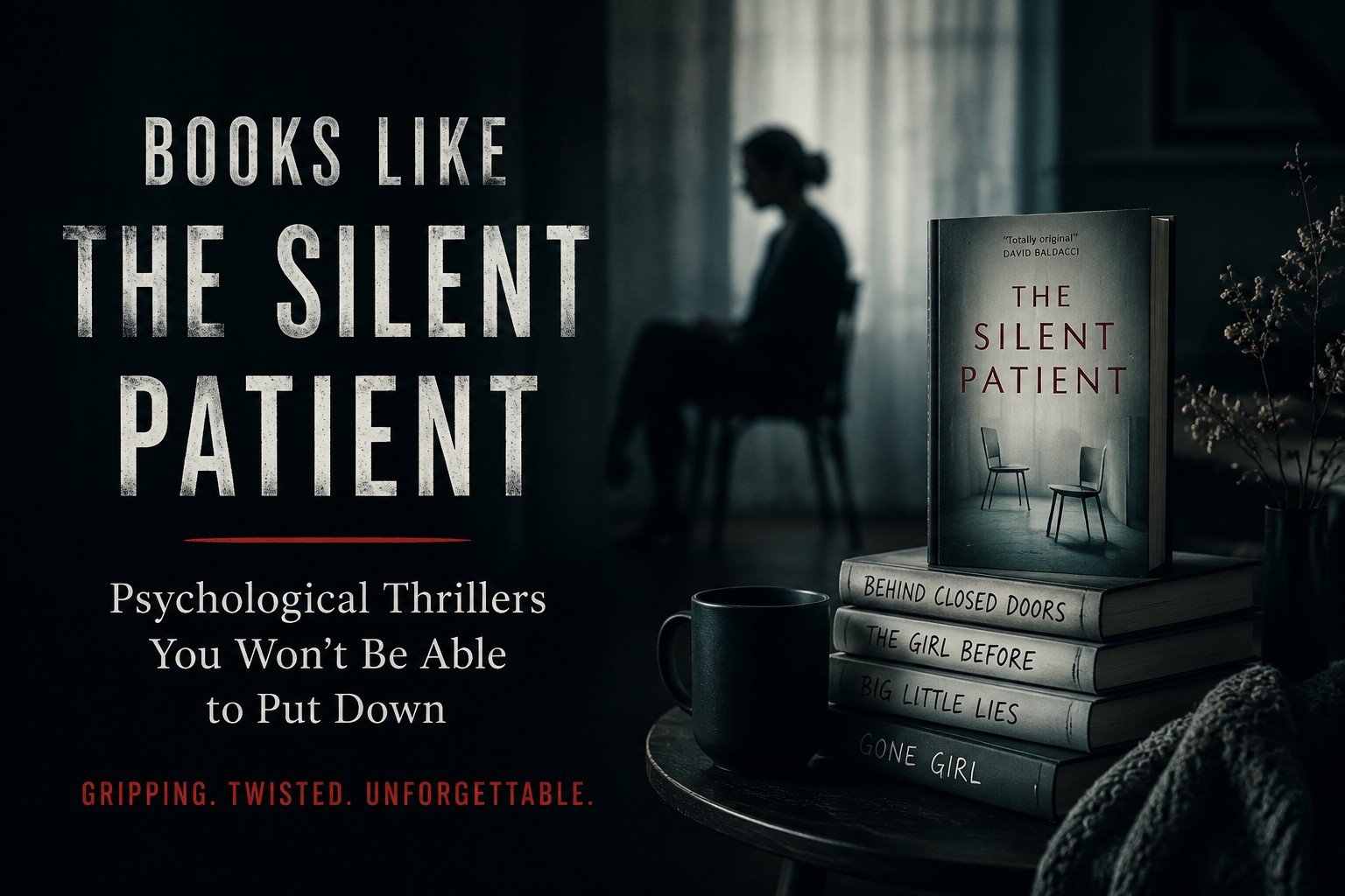 Books Like The Silent Patient: Psychological Thrillers You Won’t Be Able to Put Down