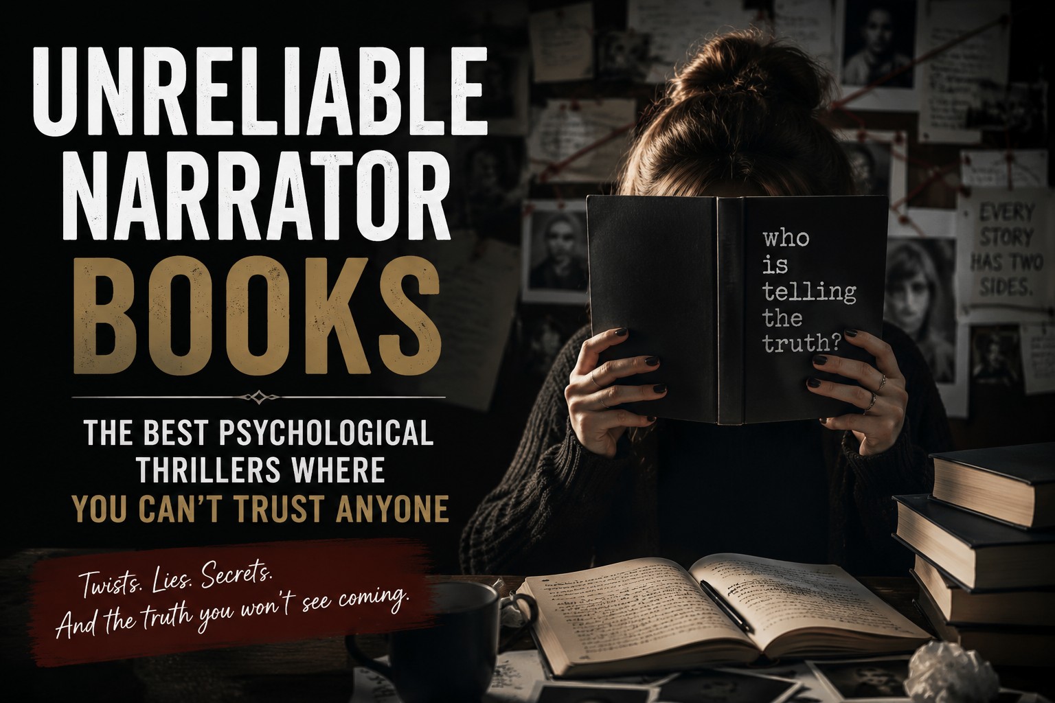 Unreliable Narrator Books: Stories Where You Cannot Trust What You’re Told