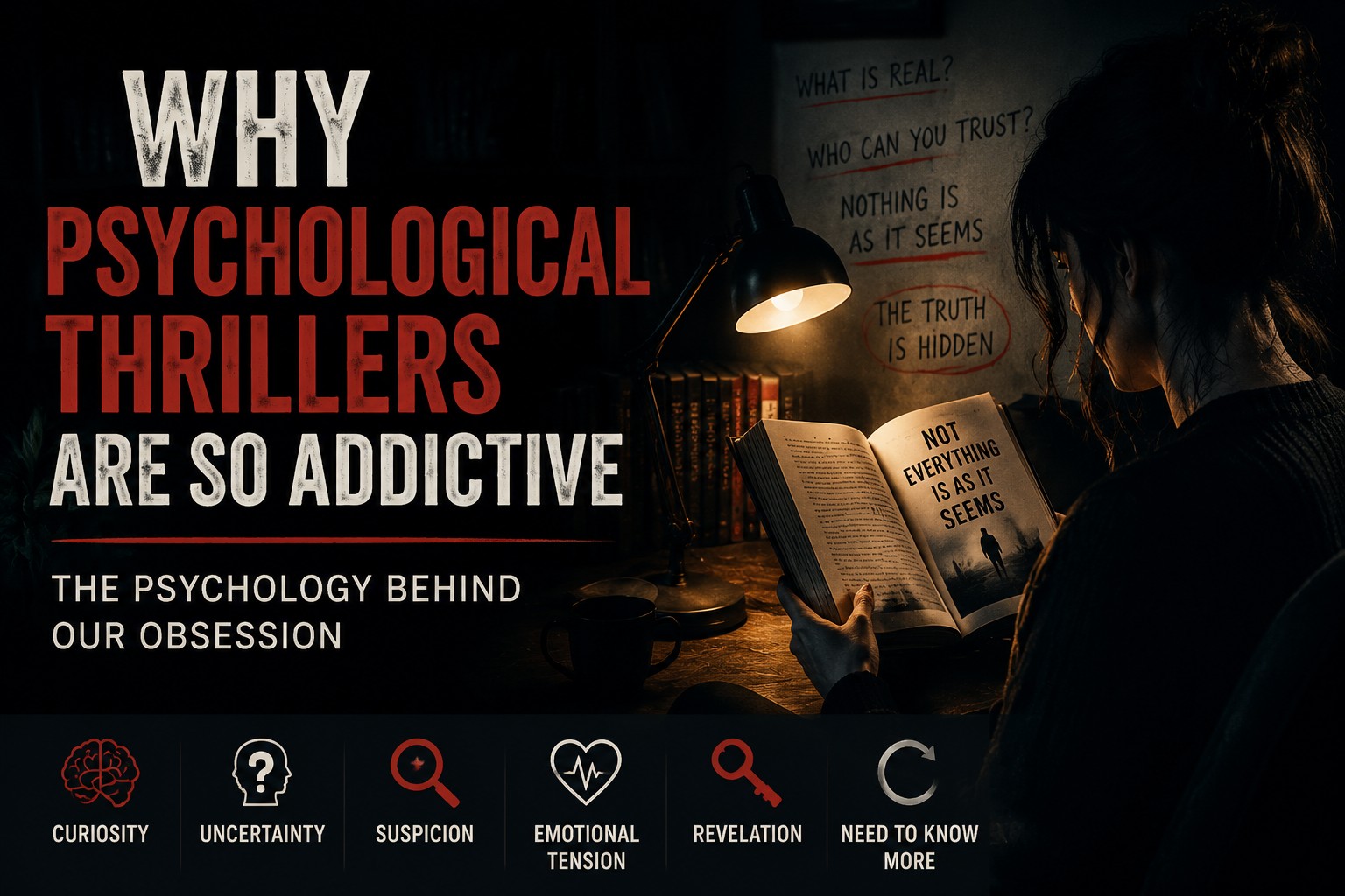 Why Psychological Thrillers Are So Addictive: The Psychology Behind Our Obsession