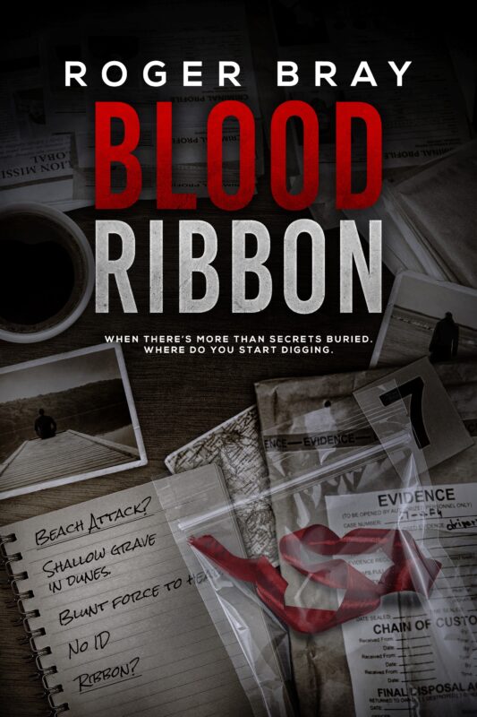 Roger Bray Blood Ribbon cover psychological thriller book